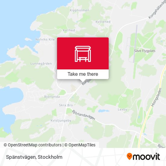 Spänstvägen map