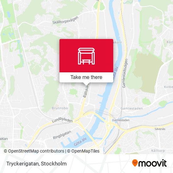 Tryckerigatan map