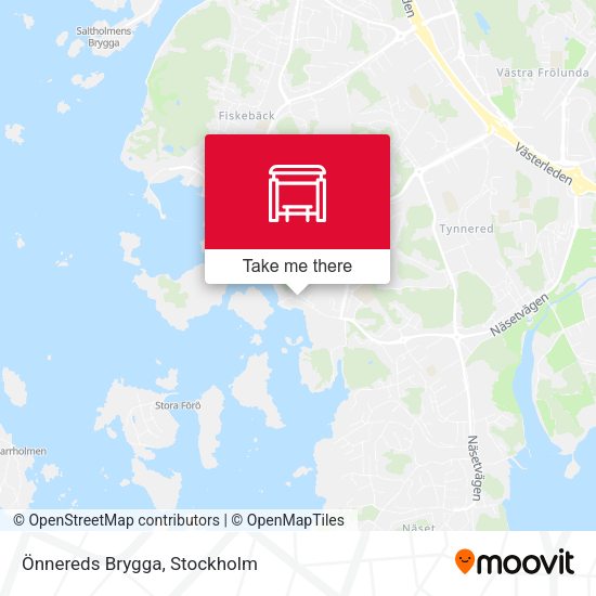 Önnereds Brygga map