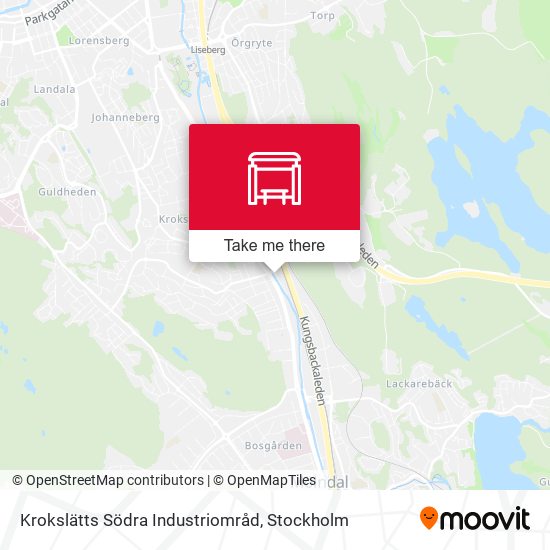 Krokslätts Södra Industriområd map