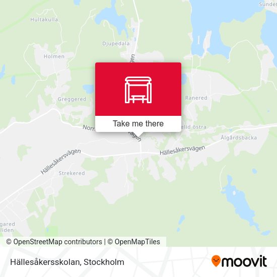 Hällesåkersskolan map