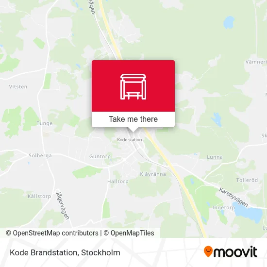 Kode Brandstation map