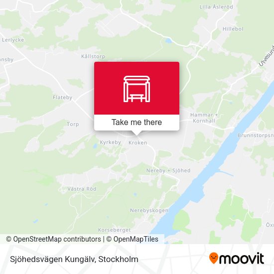 Sjöhedsvägen Kungälv map