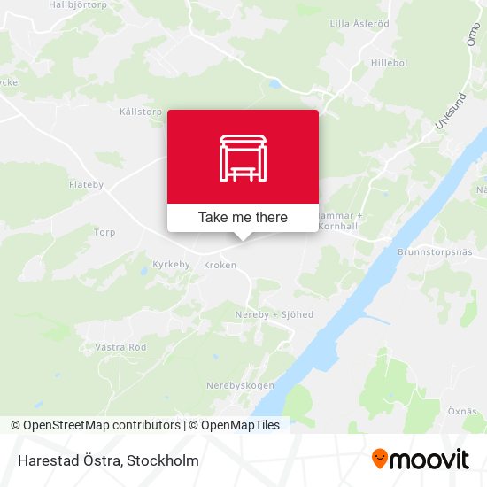 Harestad Östra map