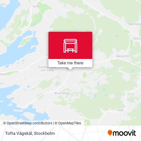 Tofta Vägskäl map