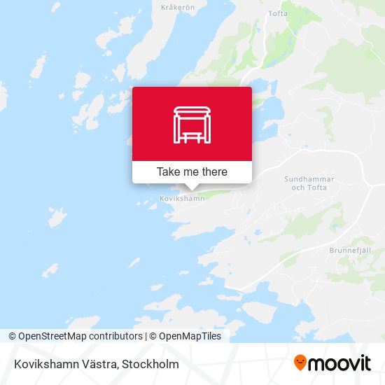 Kovikshamn Västra map