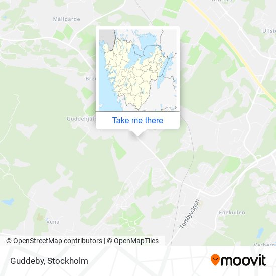 Guddeby map