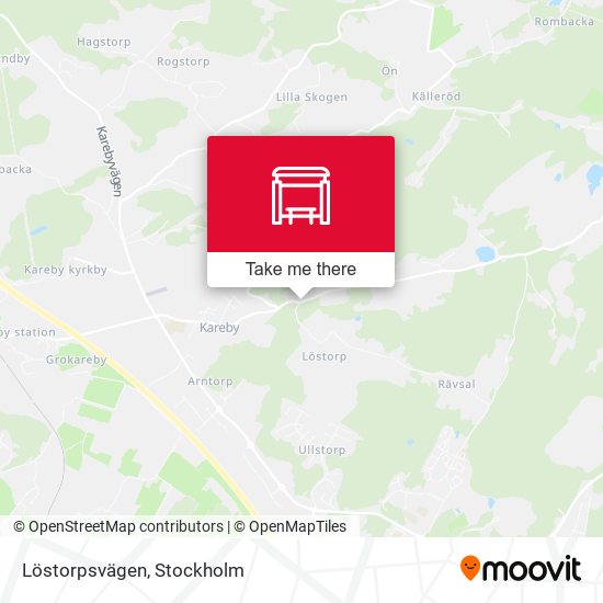 Löstorpsvägen map