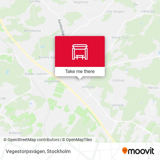 Vegestorpsvägen map
