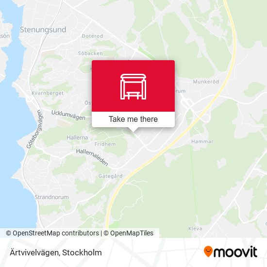 Ärtvivelvägen map