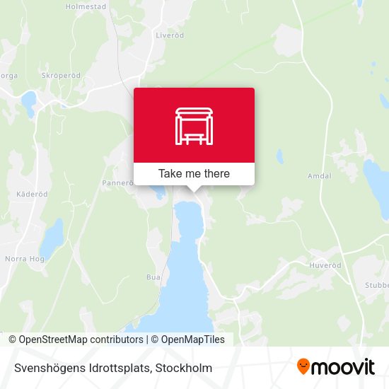 Svenshögens Idrottsplats map