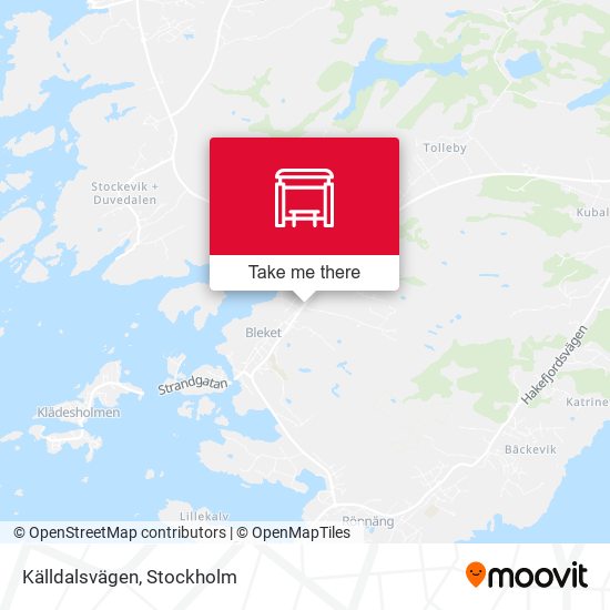 Källdalsvägen map