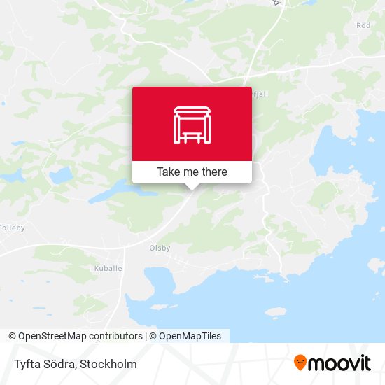 Tyfta Södra map