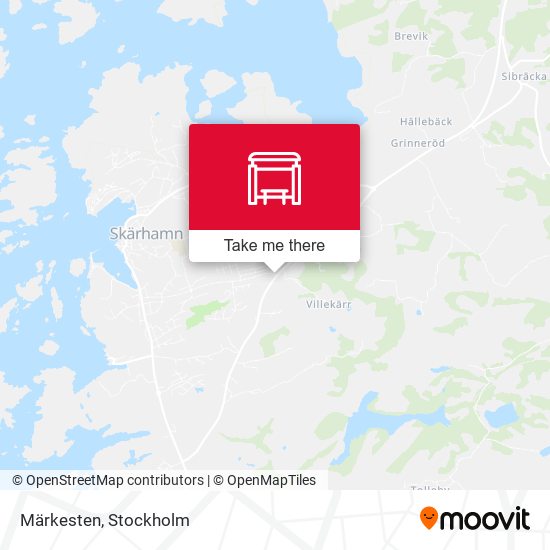 Märkesten map