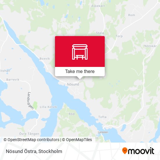 Nösund Östra map