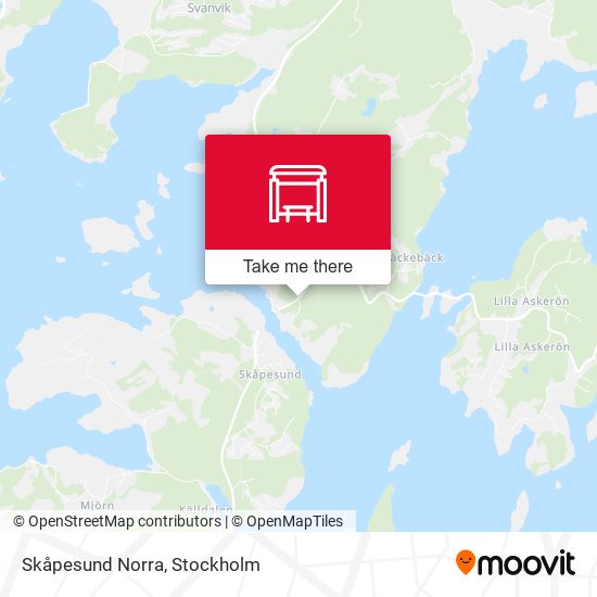 Skåpesund Norra map