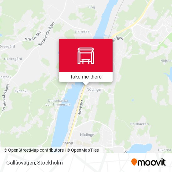 Gallåsvägen map
