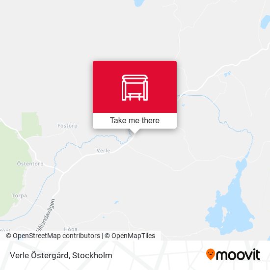Verle Östergård map