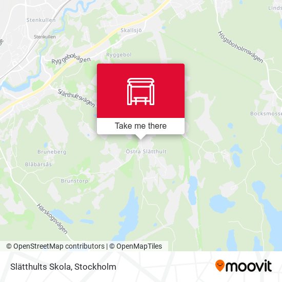 Slätthults Skola map