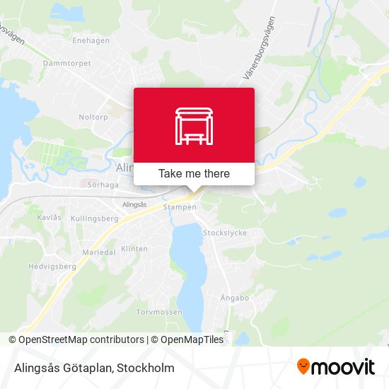 Alingsås Götaplan map