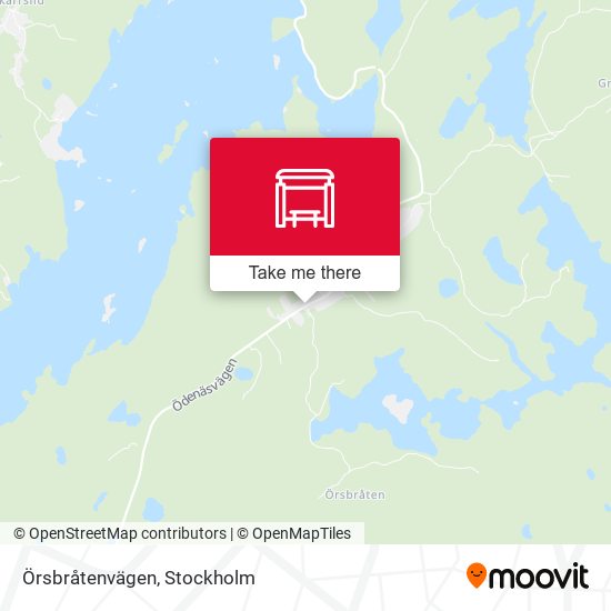 Örsbråtenvägen map