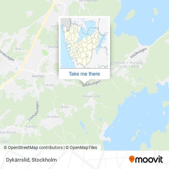 Dykärrslid map