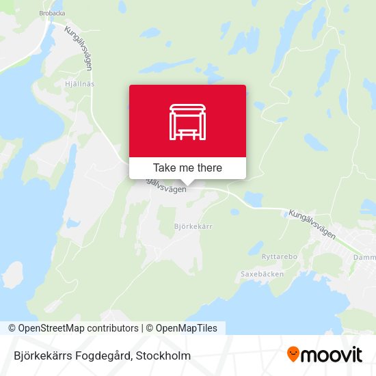 Björkekärrs Fogdegård map