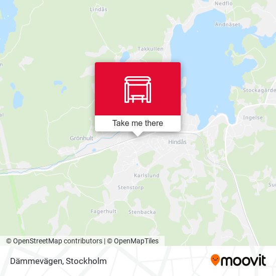Dämmevägen map