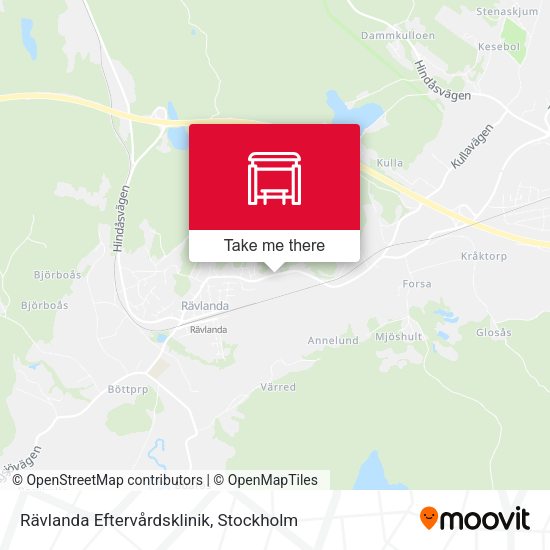 Rävlanda Eftervårdsklinik map