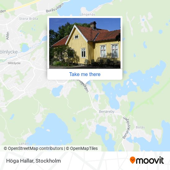 Höga Hallar map