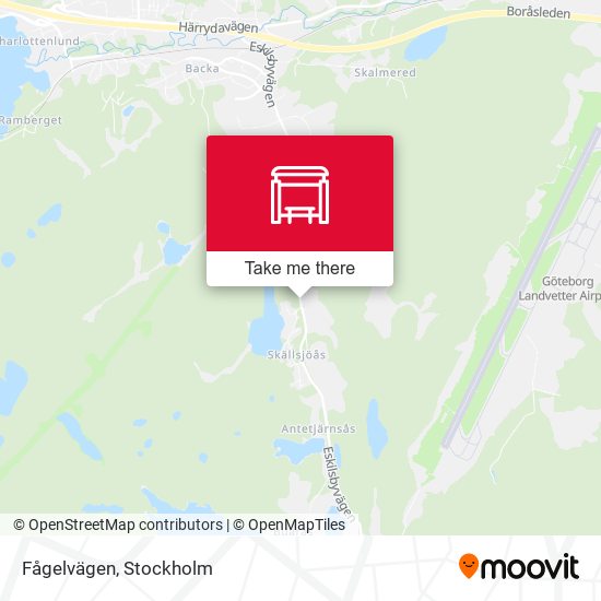 Fågelvägen map