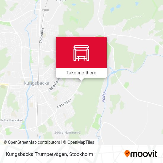 Kungsbacka Trumpetvägen map