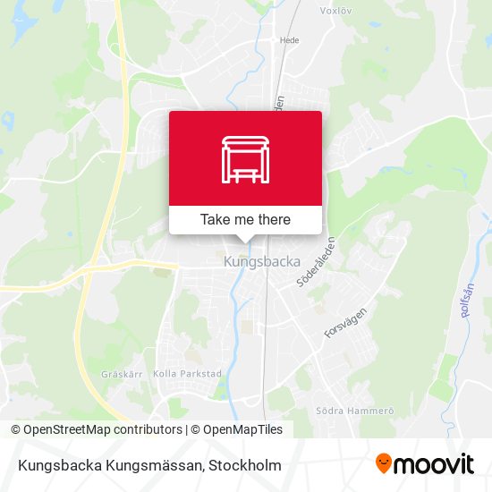 Kungsbacka Kungsmässan map