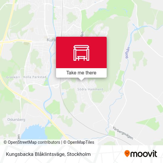 Kungsbacka Blåklintsväge map