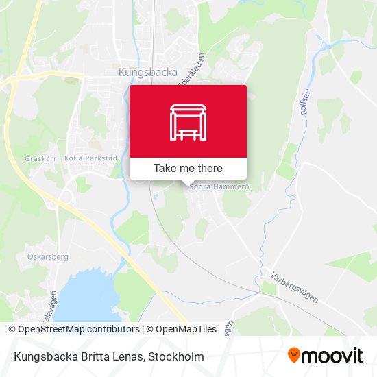 Kungsbacka Britta Lenas map