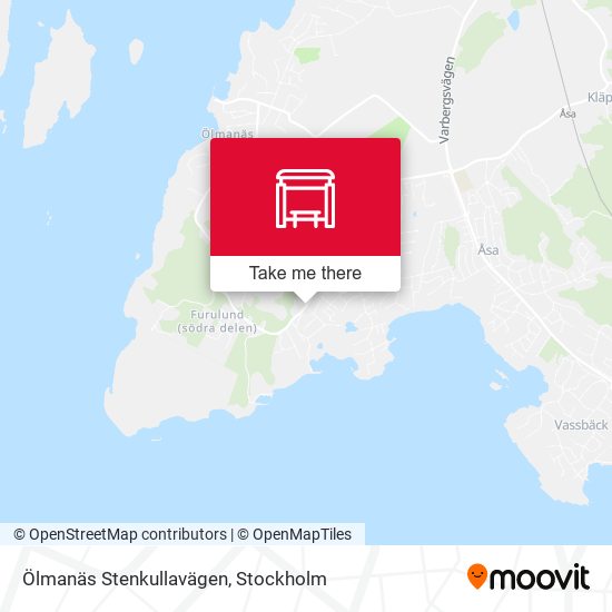 Ölmanäs Stenkullavägen map