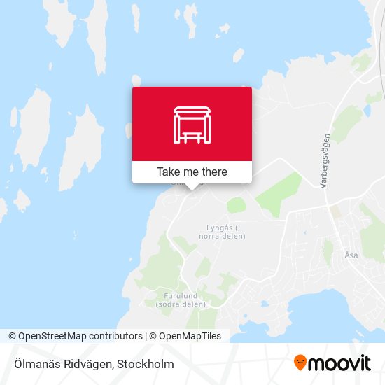 Ölmanäs Ridvägen map