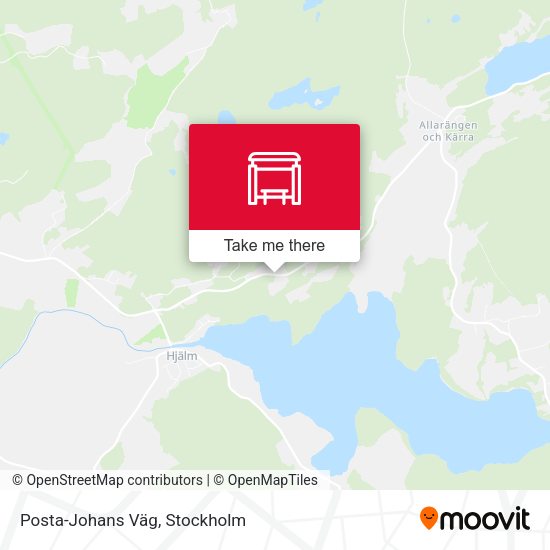 Posta-Johans Väg map