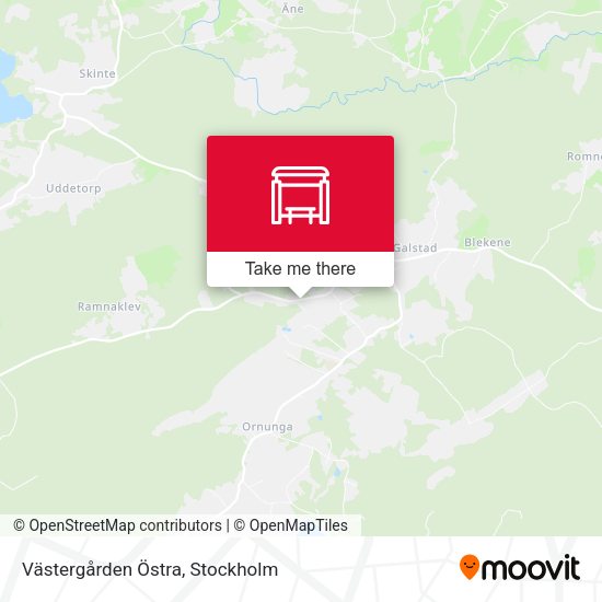 Västergården Östra map