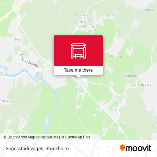 Segerstadsvägen map