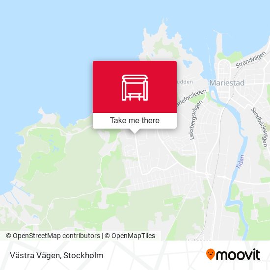 Västra Vägen map