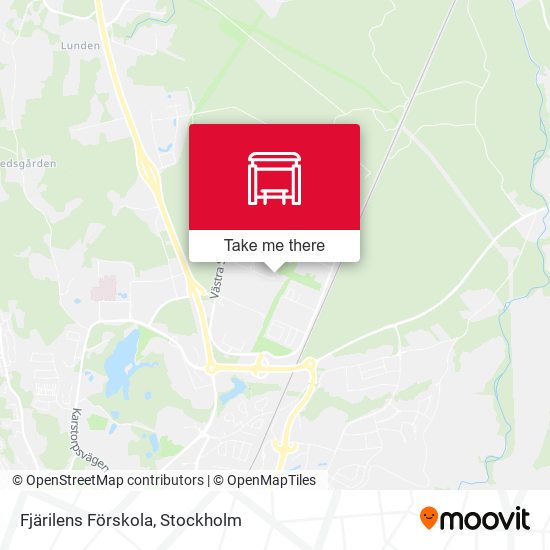 Fjärilens Förskola map