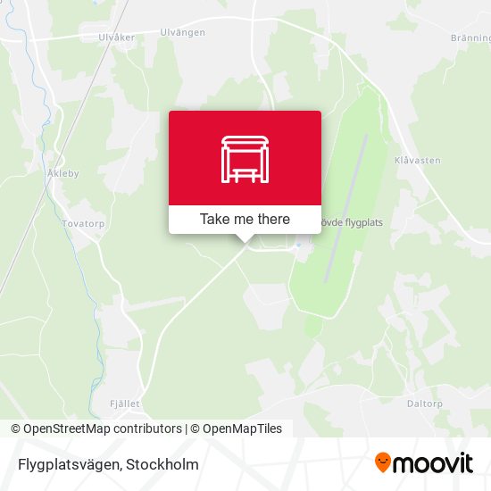 Flygplatsvägen map