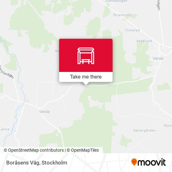 Boråsens Väg map