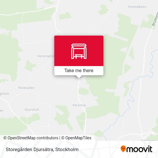 Storegården Djursätra map