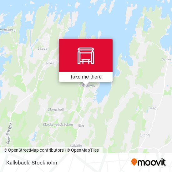 Källsbäck map