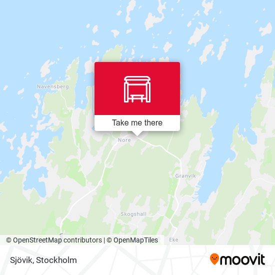 Sjövik map