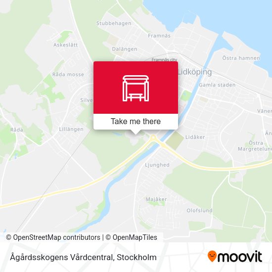 Ågårdsskogens Vårdcentral map