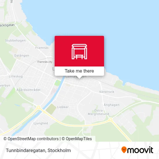 Tunnbindaregatan map