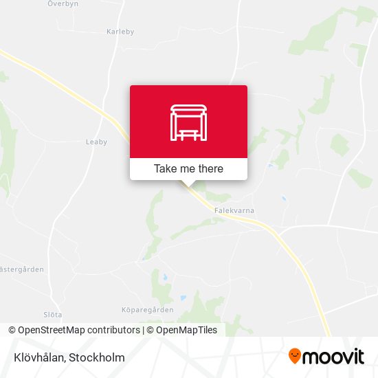 Klövhålan map